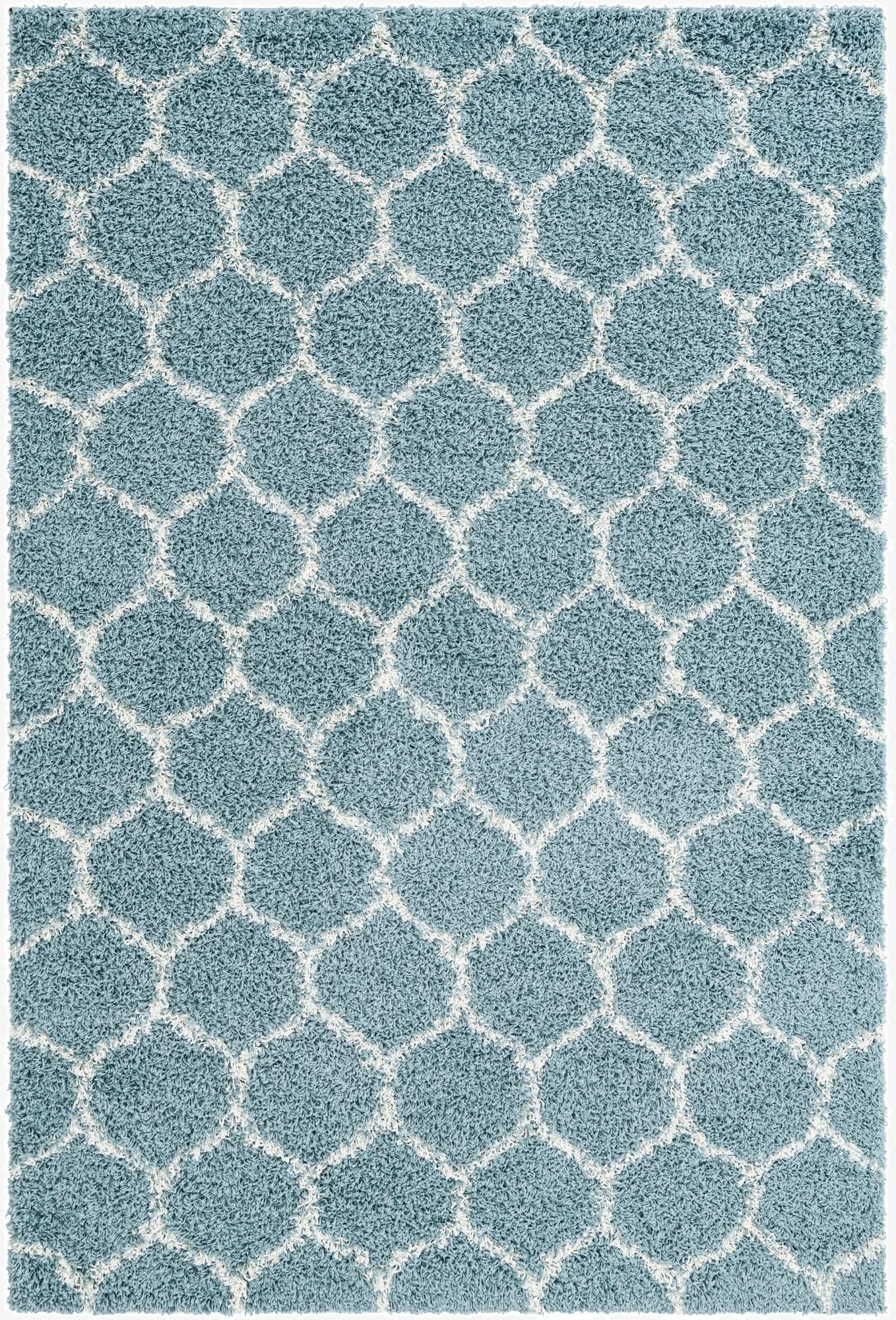  6' x 9' Lattice Shag Rug