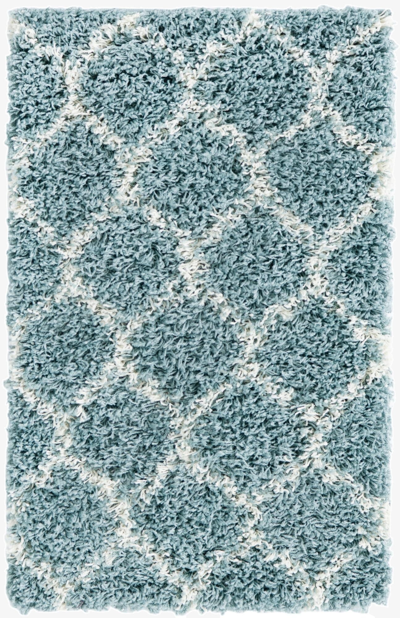  2' x 3' Lattice Shag Rug