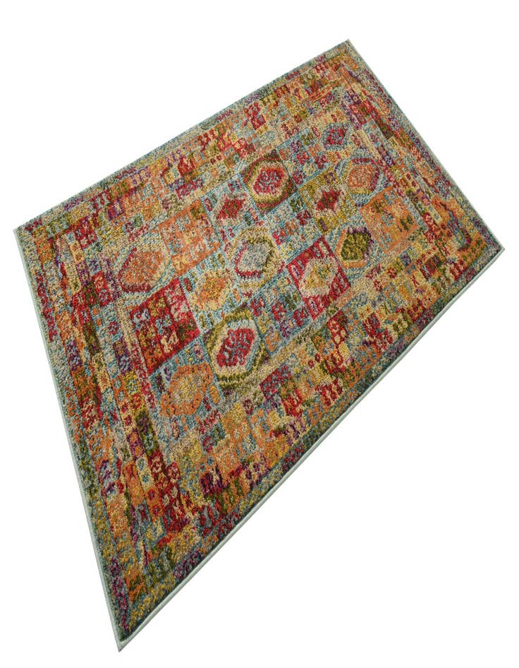 Detail image of  3' 3 x 5' 3  Washable Mesa Rug