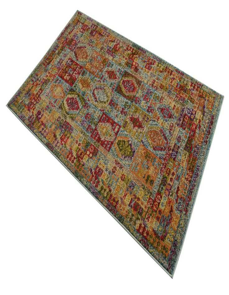 Detail image of  3' 3 x 5' 3  Washable Mesa Rug