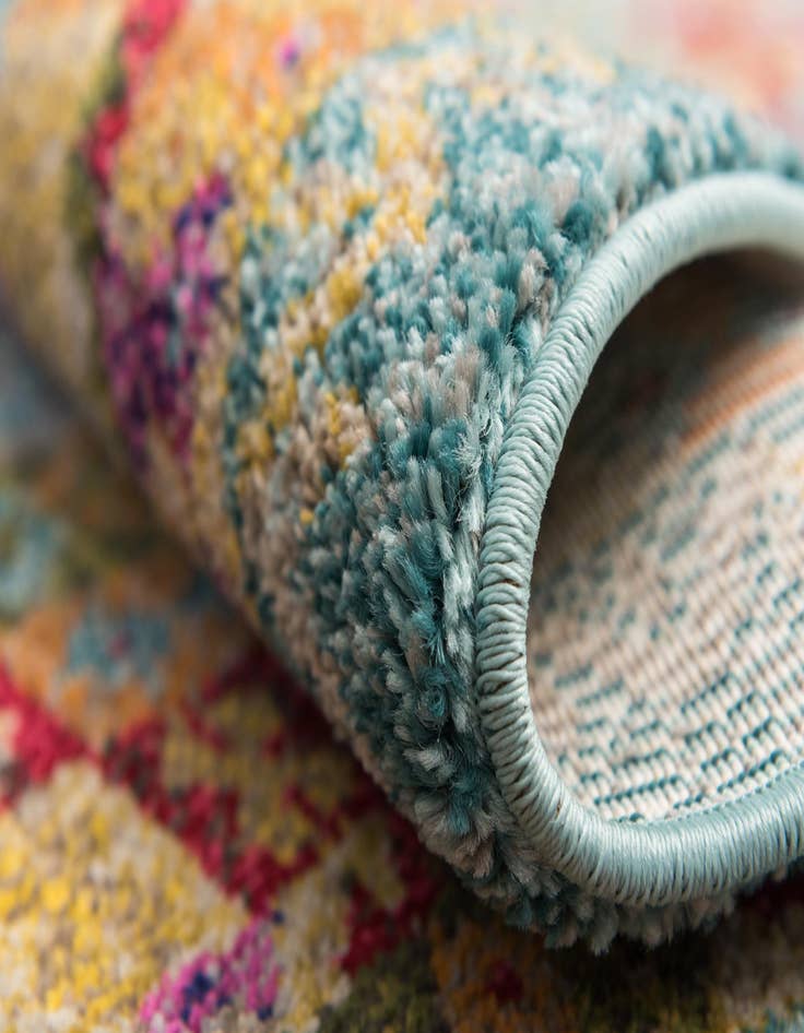 Detail image of  3' 3 x 5' 3  Washable Mesa Rug