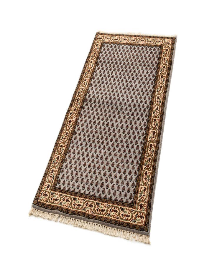 Detail image of  3' x 5' 4  Hand Knotted Mir Wool Rug