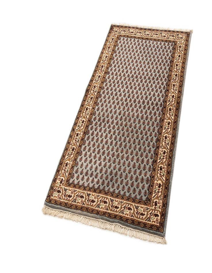 Detail image of  3' 1 x 5' 5  Hand Knotted Mir Wool Rug