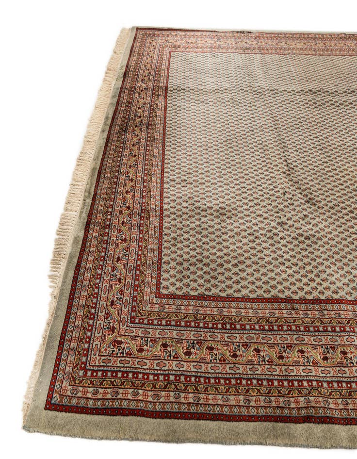 Detail image of  8' 4 x 11' 3  Hand Knotted Mir Wool Rug