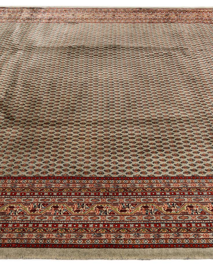 Detail image of  8' 4 x 11' 3  Hand Knotted Mir Wool Rug