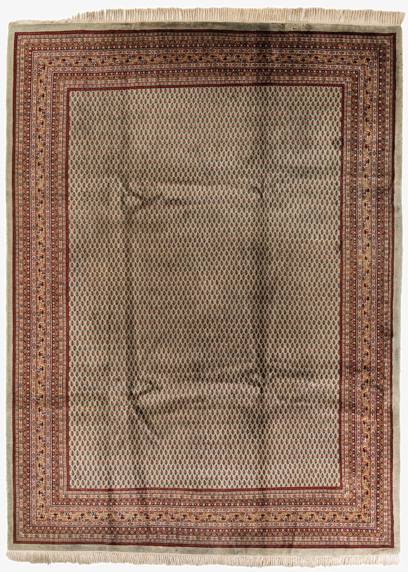  8' 4 x 11' 3  Hand Knotted Mir Wool Rug