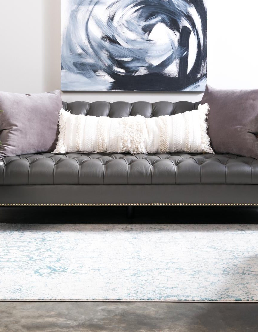 Light Blue 8' x 10' Modern Classical Rug | Rugs.com