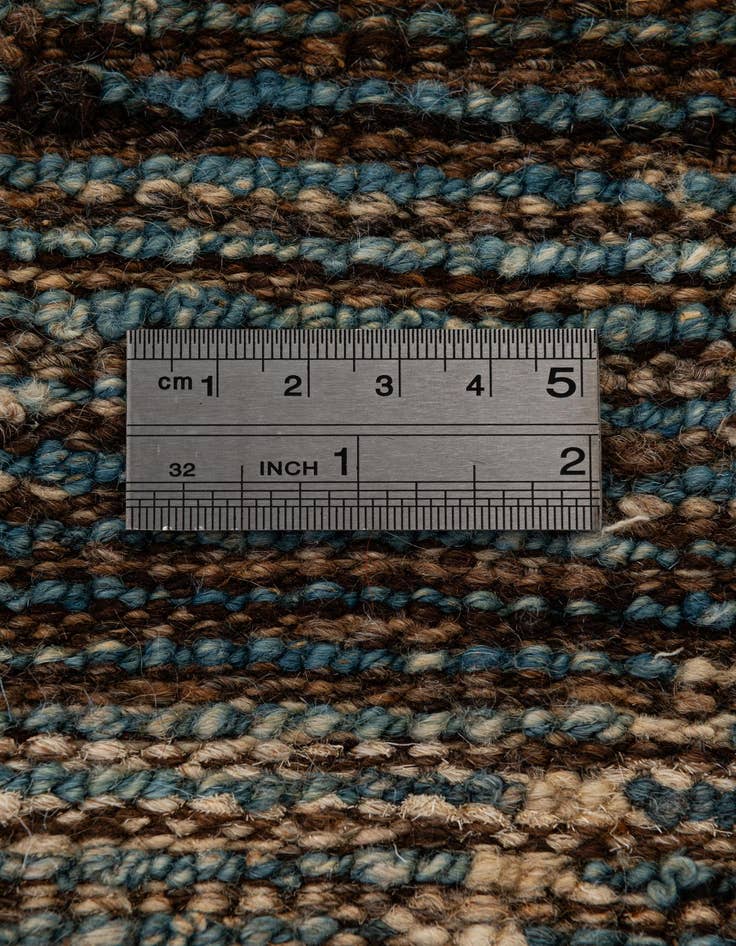 Detail image of  5' 9 x 8' 2  Hand Knotted Moroccan Wool Rug