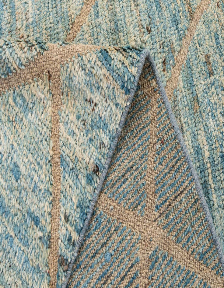 Detail image of  5' 9 x 8' 5  Hand Knotted Moroccan Wool Rug