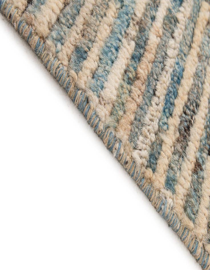 Detail image of  6' x 7' 10  Hand Knotted Moroccan Wool Rug