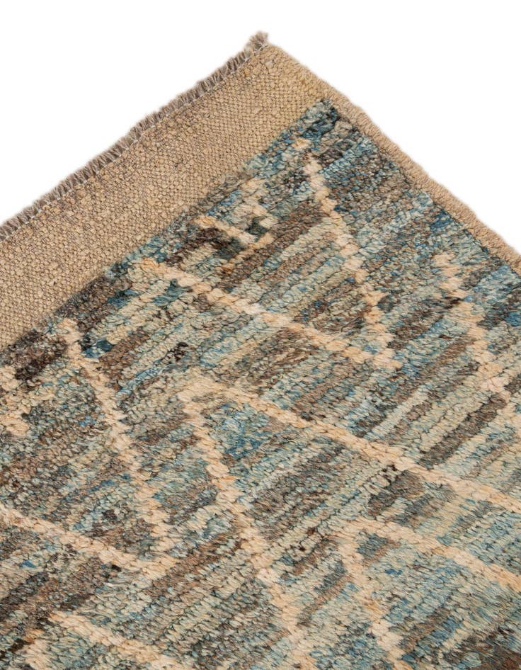 Detail image of  5' 11 x 8' 8  Hand Knotted Moroccan Wool Rug