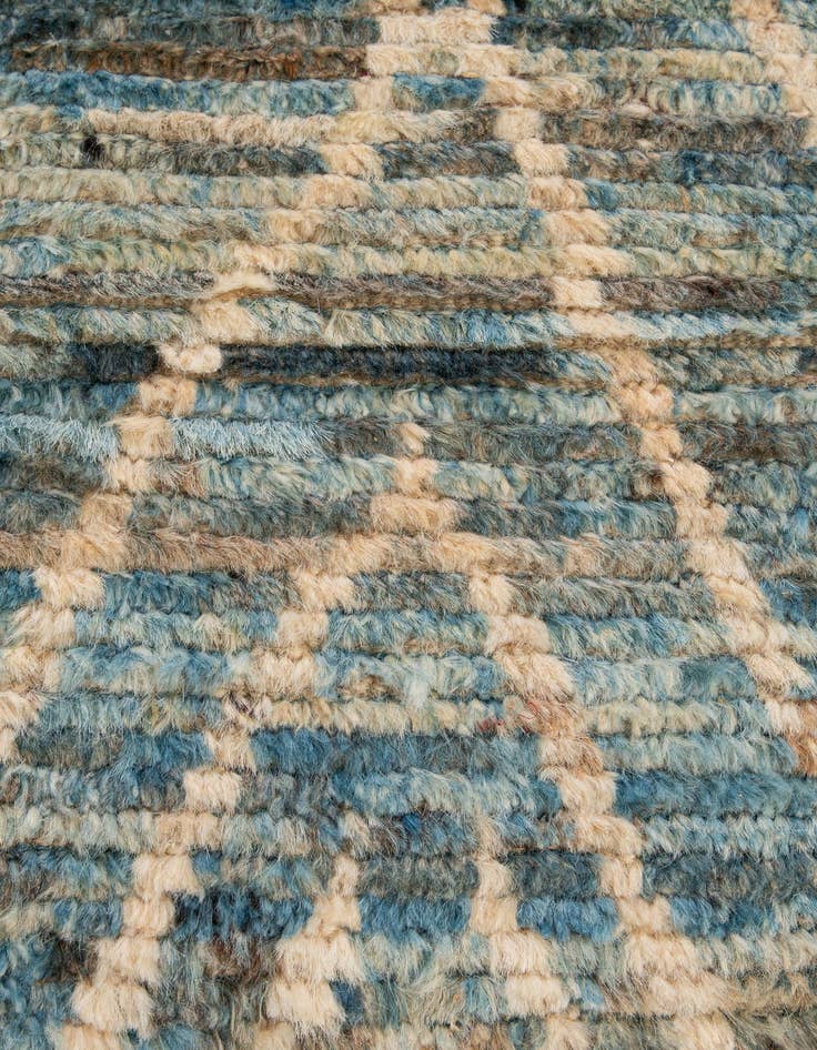 Detail image of  6' x 8' 5  Hand Knotted Moroccan Wool Rug