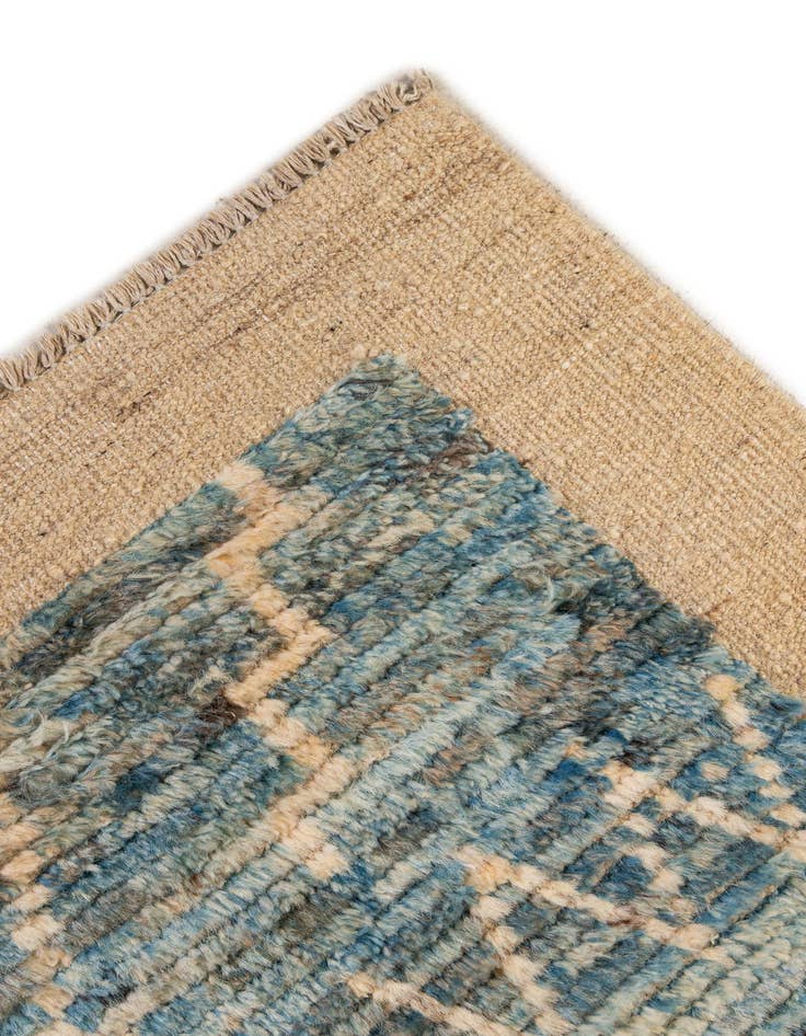 Detail image of  6' x 8' 5  Hand Knotted Moroccan Wool Rug