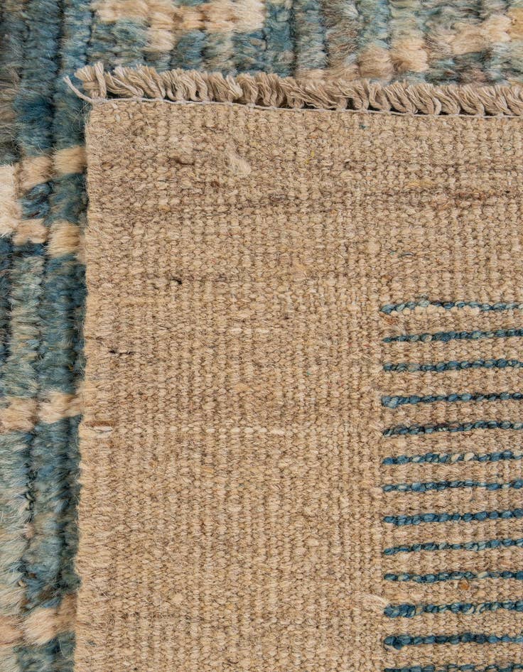 Detail image of  6' x 8' 5  Hand Knotted Moroccan Wool Rug