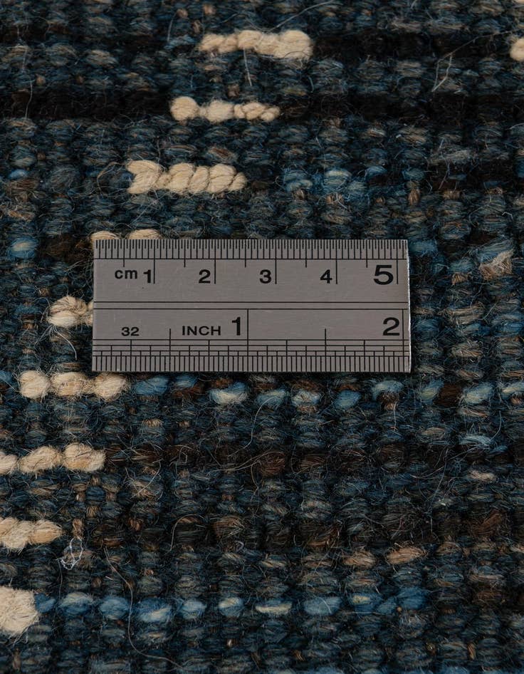 Detail image of  6' 9 x 10' 1  Hand Knotted Moroccan Wool Rug