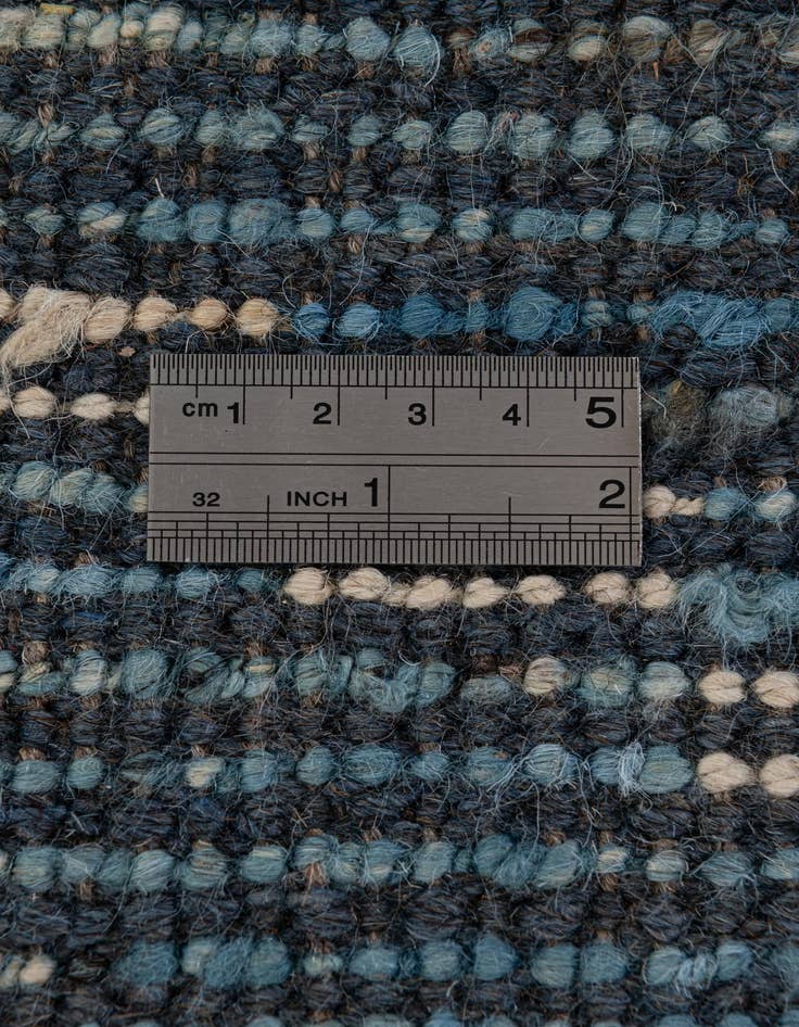 Detail image of  6' 10 x 9' 9  Hand Knotted Moroccan Wool Rug