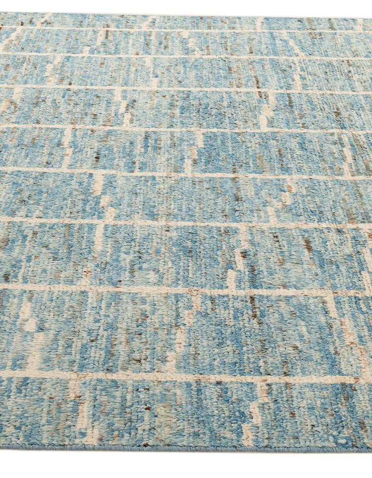 Detail image of  7' 7 x 10' 1  Hand Knotted Moroccan Wool Rug