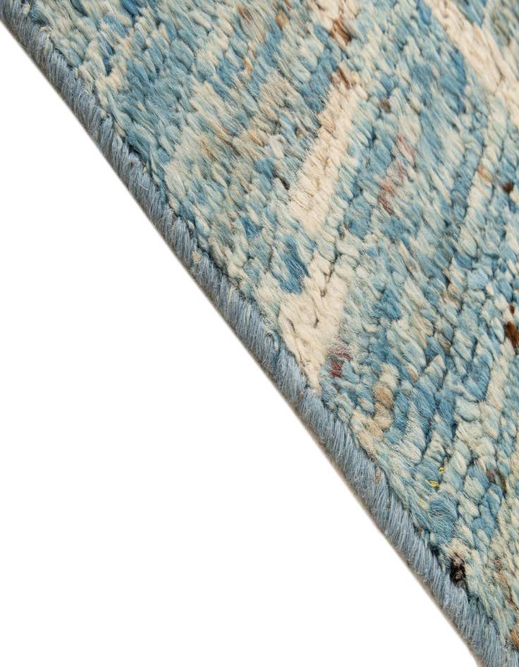 Detail image of  7' 7 x 10' 1  Hand Knotted Moroccan Wool Rug