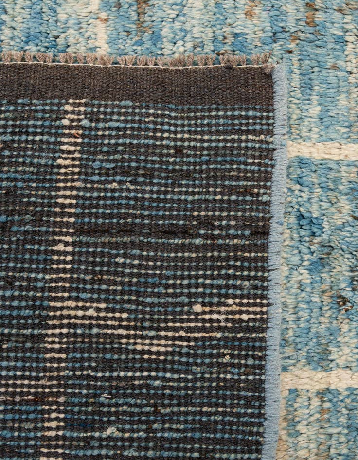 Detail image of  7' 7 x 10' 1  Hand Knotted Moroccan Wool Rug
