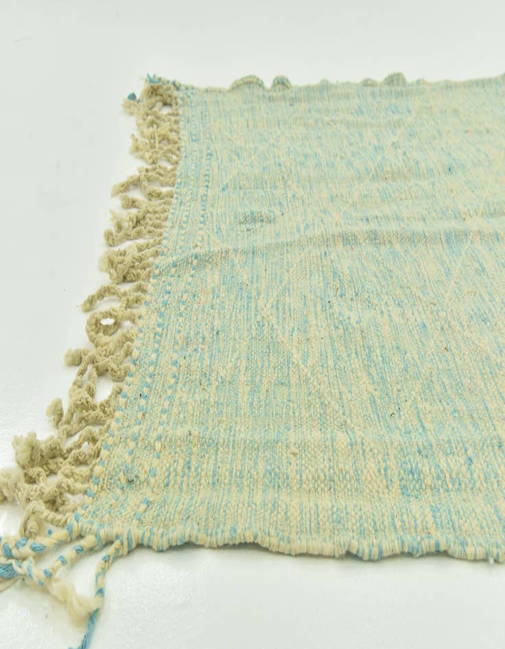 Detail image of  4' 9 x 8' 6  Hand Knotted Moroccan Wool Rug