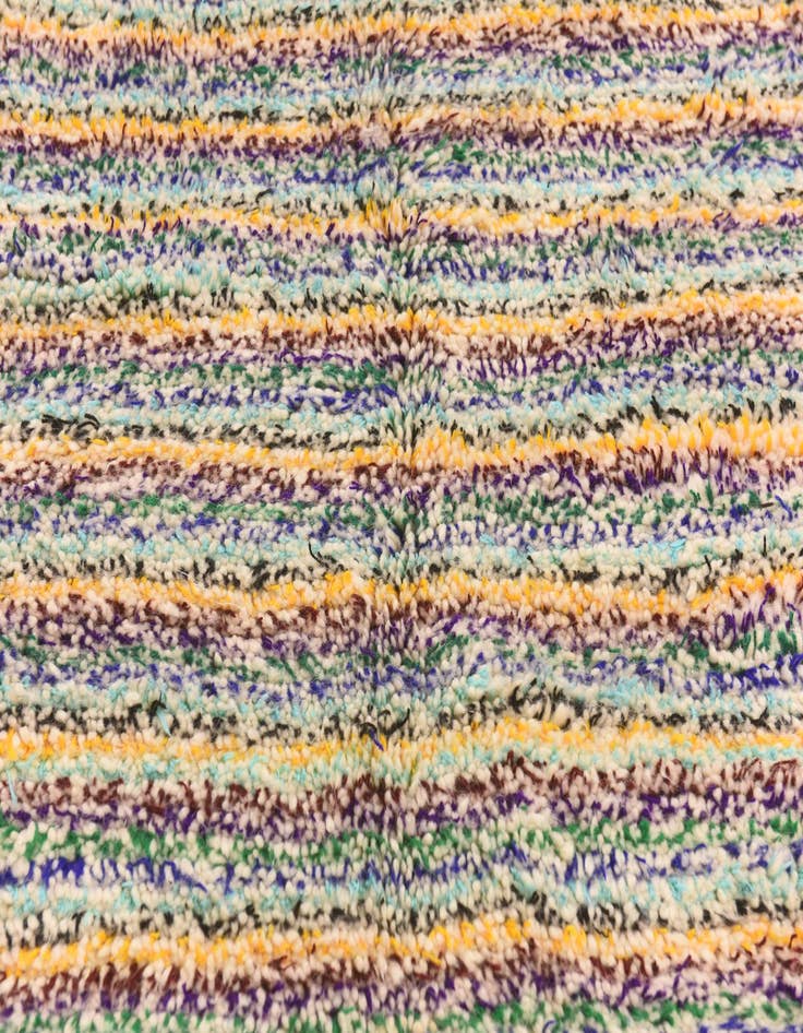 Detail image of  5' 5 x 8' 4  Hand Knotted Moroccan Wool Rug