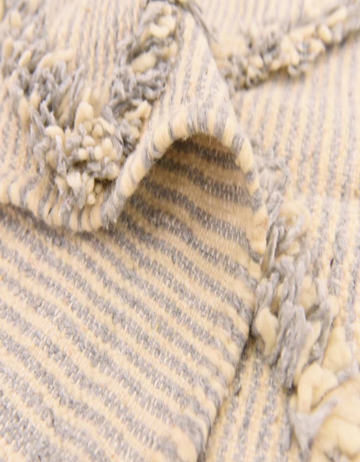 Detail image of  5' 3 x 8' 4  Hand Knotted Moroccan Wool Rug