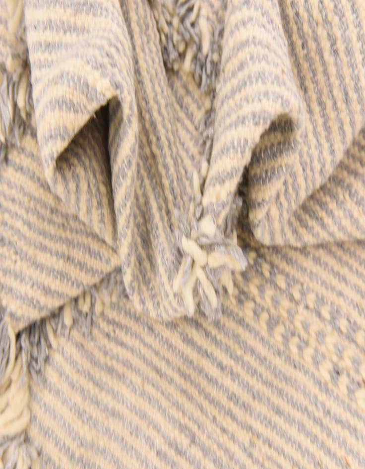 Detail image of  5' 3 x 8' 4  Hand Knotted Moroccan Wool Rug