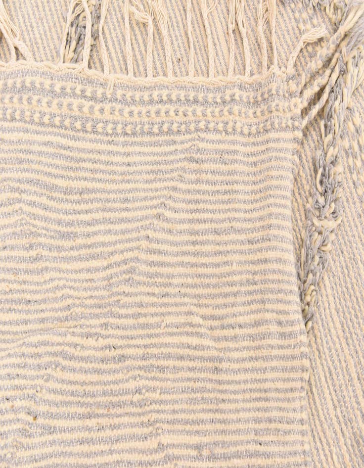 Detail image of  5' 3 x 8' 4  Hand Knotted Moroccan Wool Rug