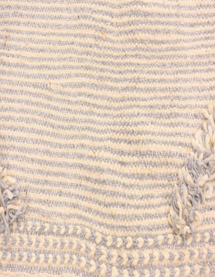 Detail image of  5' 3 x 8' 4  Hand Knotted Moroccan Wool Rug