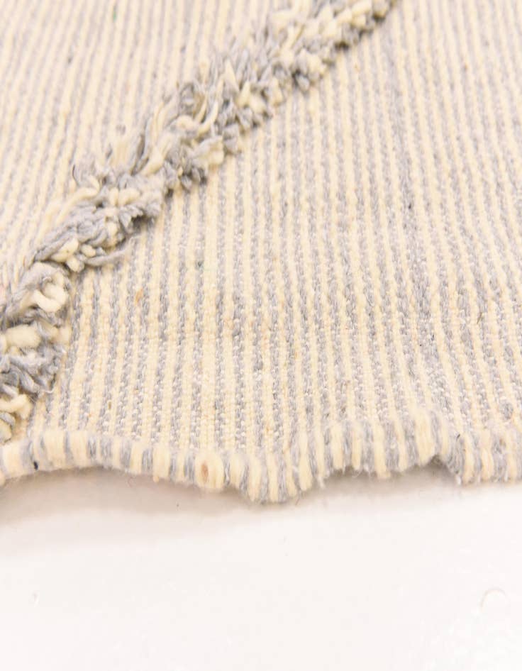 Detail image of  5' 3 x 8' 4  Hand Knotted Moroccan Wool Rug