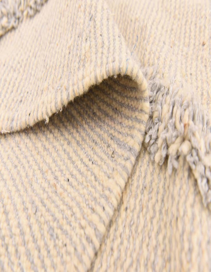 Detail image of  5' 6 x 9' 1  Hand Knotted Moroccan Wool Rug