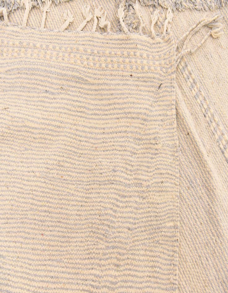 Detail image of  5' 6 x 9' 1  Hand Knotted Moroccan Wool Rug