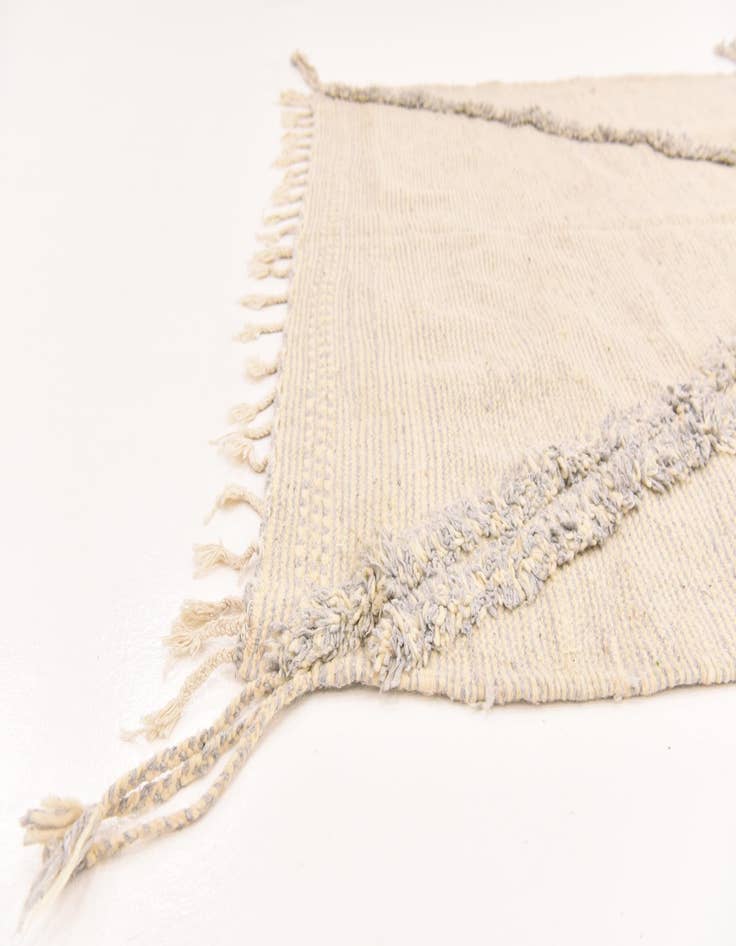 Detail image of  5' 6 x 9' 1  Hand Knotted Moroccan Wool Rug