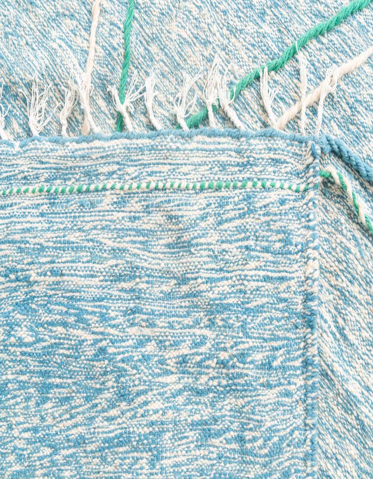 Detail image of  6' 7 x 10' 5  Hand Knotted Moroccan Wool Rug