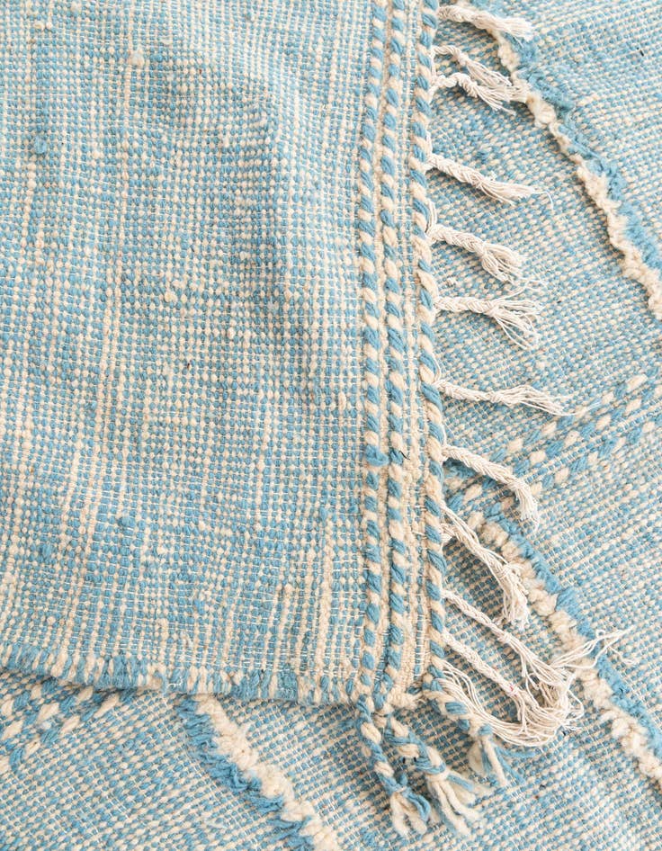 Detail image of  6' 6 x 10' 3  Hand Knotted Moroccan Wool Rug