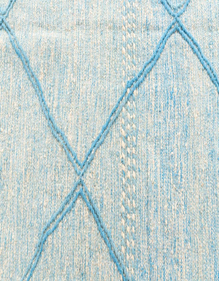 Detail image of  5' 2 x 8' 7  Hand Knotted Moroccan Wool Rug
