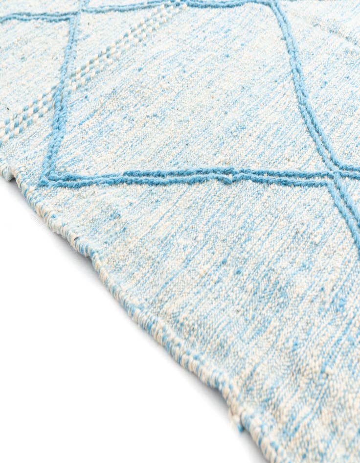 Detail image of  5' 2 x 8' 7  Hand Knotted Moroccan Wool Rug