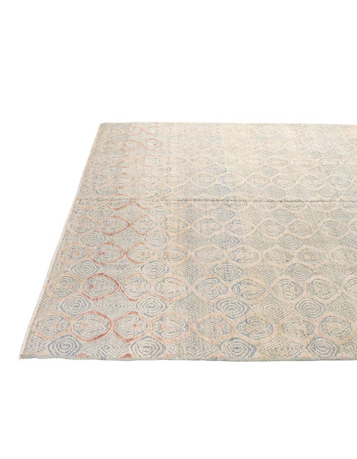 Detail image of  8' 10 x 12' 2  Hand Knotted Moroccan Wool Rug