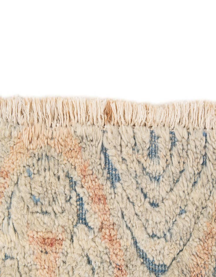 Detail image of  8' 10 x 12' 2  Hand Knotted Moroccan Wool Rug