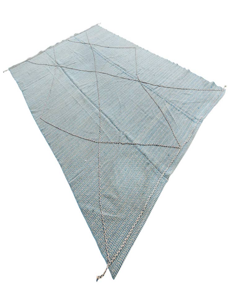 Detail image of  9' 9 x 14' 4  Hand Knotted Moroccan Wool Rug