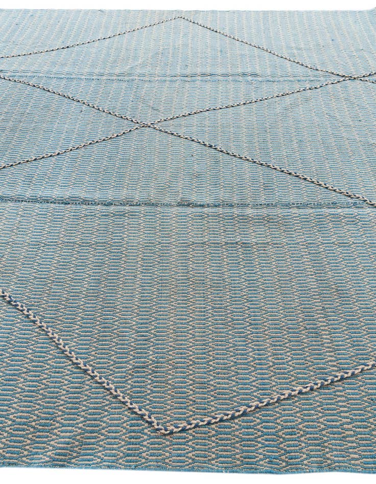 Detail image of  9' 9 x 14' 4  Hand Knotted Moroccan Wool Rug
