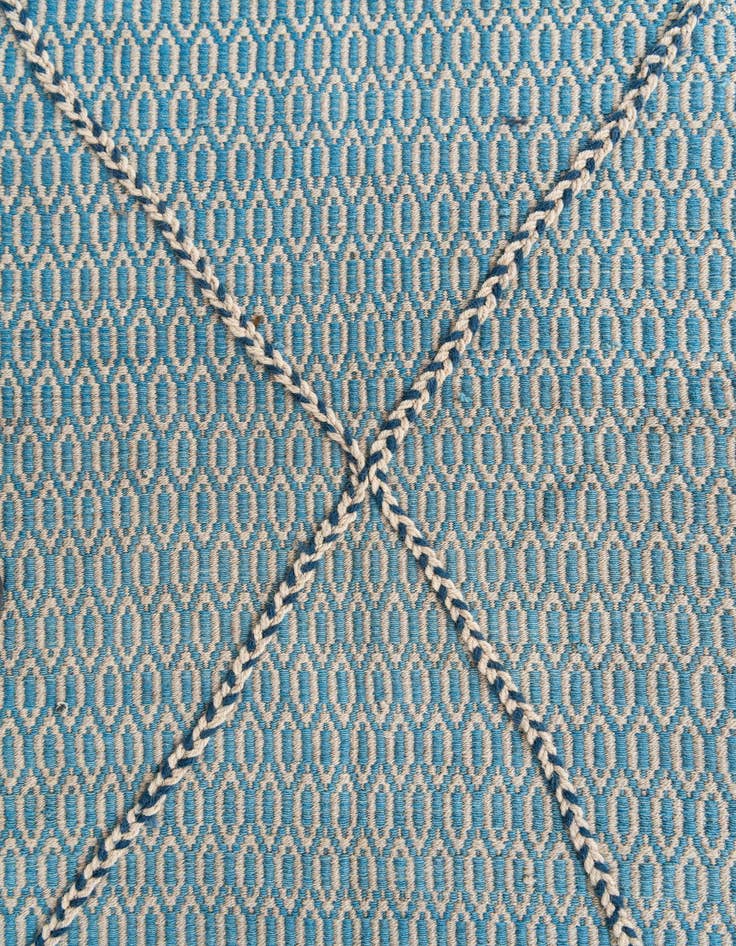 Detail image of  9' 9 x 14' 4  Hand Knotted Moroccan Wool Rug
