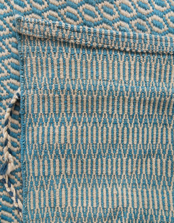 Detail image of  9' 9 x 14' 4  Hand Knotted Moroccan Wool Rug