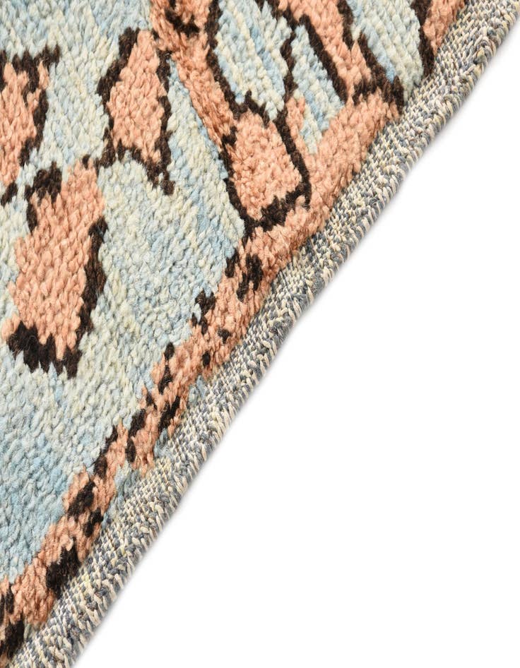 Detail image of  5' 4 x 7' 6  Hand Knotted Moroccan Wool Rug