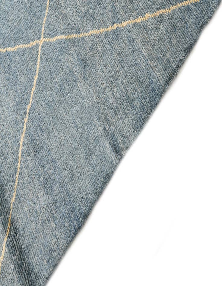 Detail image of  5' 7 x 8' 4  Hand Knotted Moroccan Wool Rug