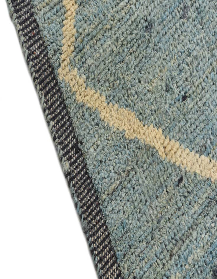 Detail image of  5' 2 x 7' 4  Hand Knotted Moroccan Wool Rug