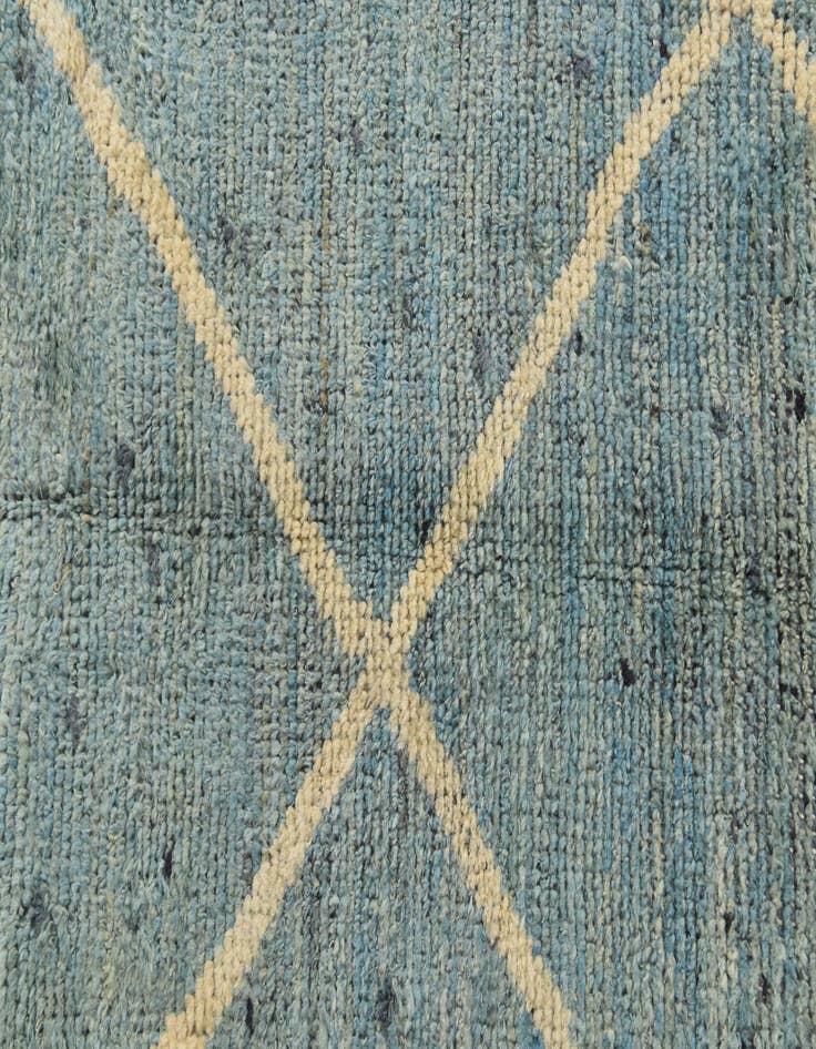 Detail image of  5' 2 x 7' 4  Hand Knotted Moroccan Wool Rug