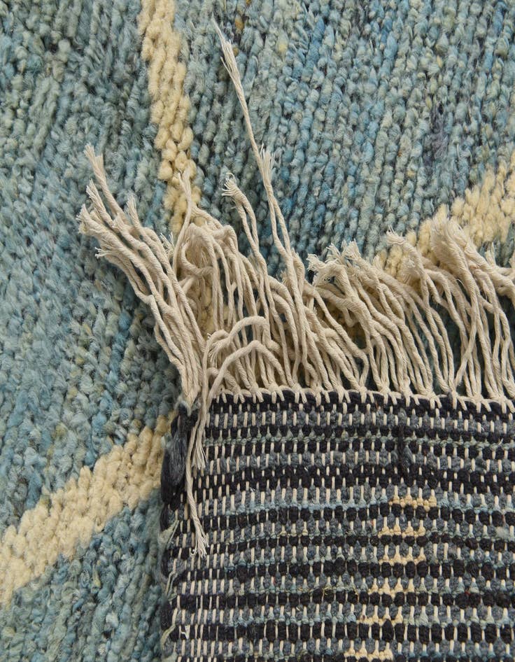 Detail image of  5' 2 x 7' 4  Hand Knotted Moroccan Wool Rug