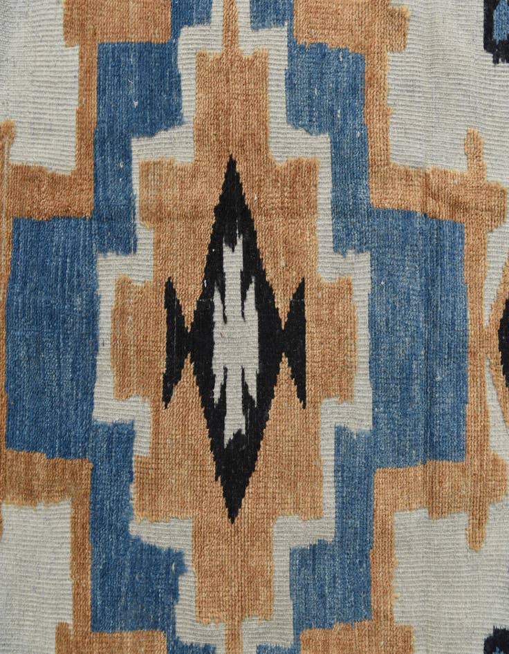 Detail image of  7' 6 x 10' 2  Hand Knotted Moroccan Wool Rug