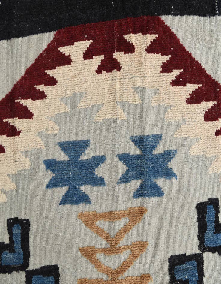 Detail image of  7' 6 x 10' 2  Hand Knotted Moroccan Wool Rug